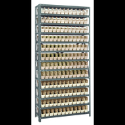 Quantum Storage Systems Steel Shelving with plastic bins 1275-100IV